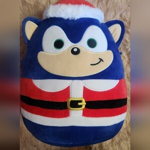 Squishmallows Sonic the Hedgehog Santa Plush Holiday SEGA Jazwares